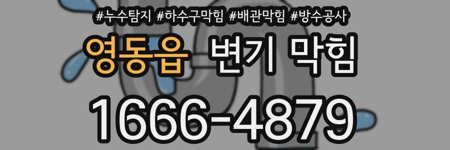 영동읍 변기 막힘