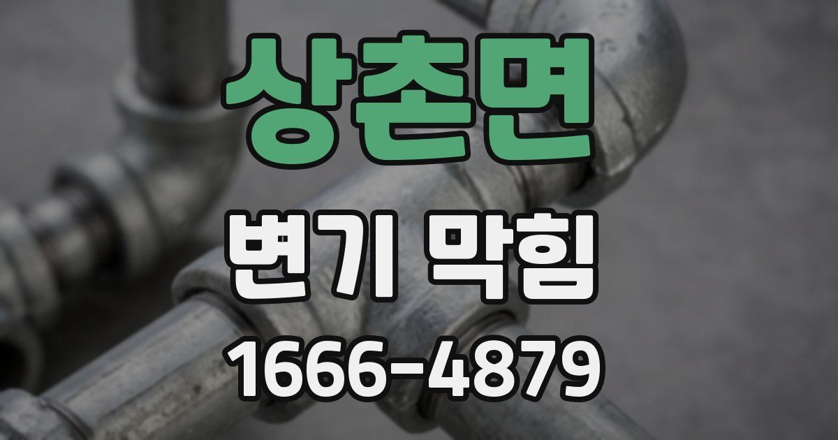 상촌면 변기 막힘