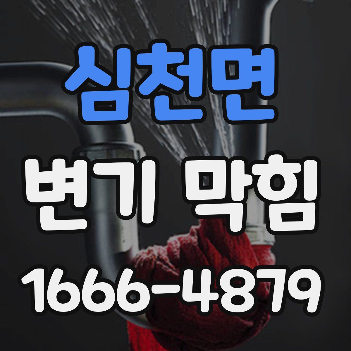 심천면 변기 막힘