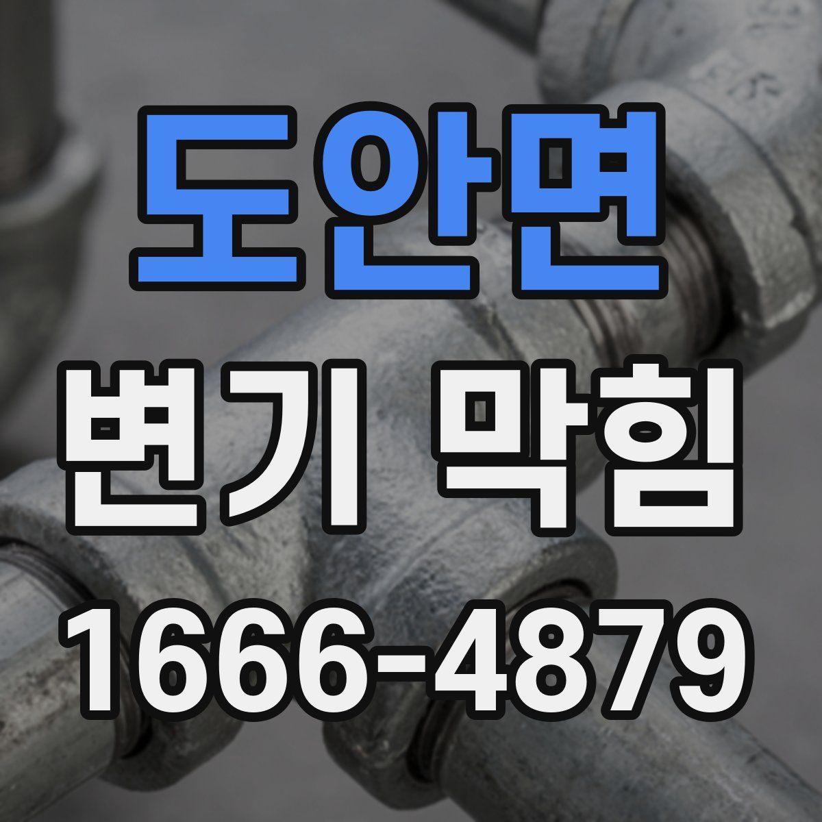 도안면 변기 막힘