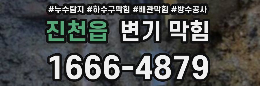진천읍 변기 막힘