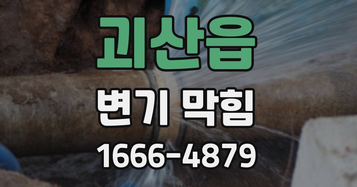 괴산읍 변기 막힘