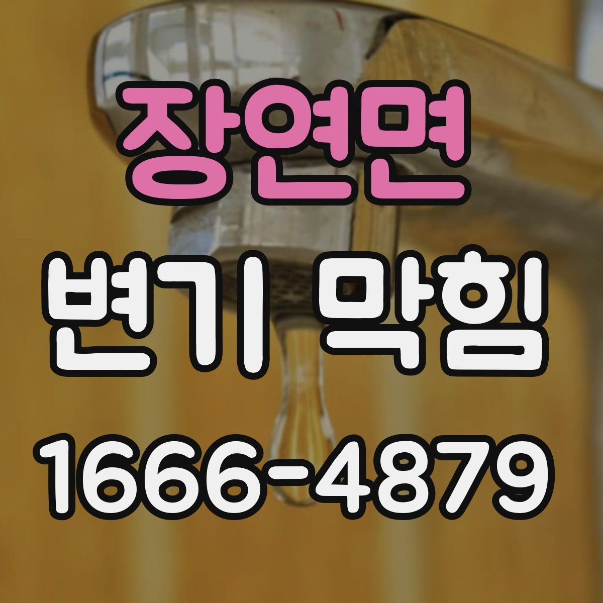 장연면 변기 막힘
