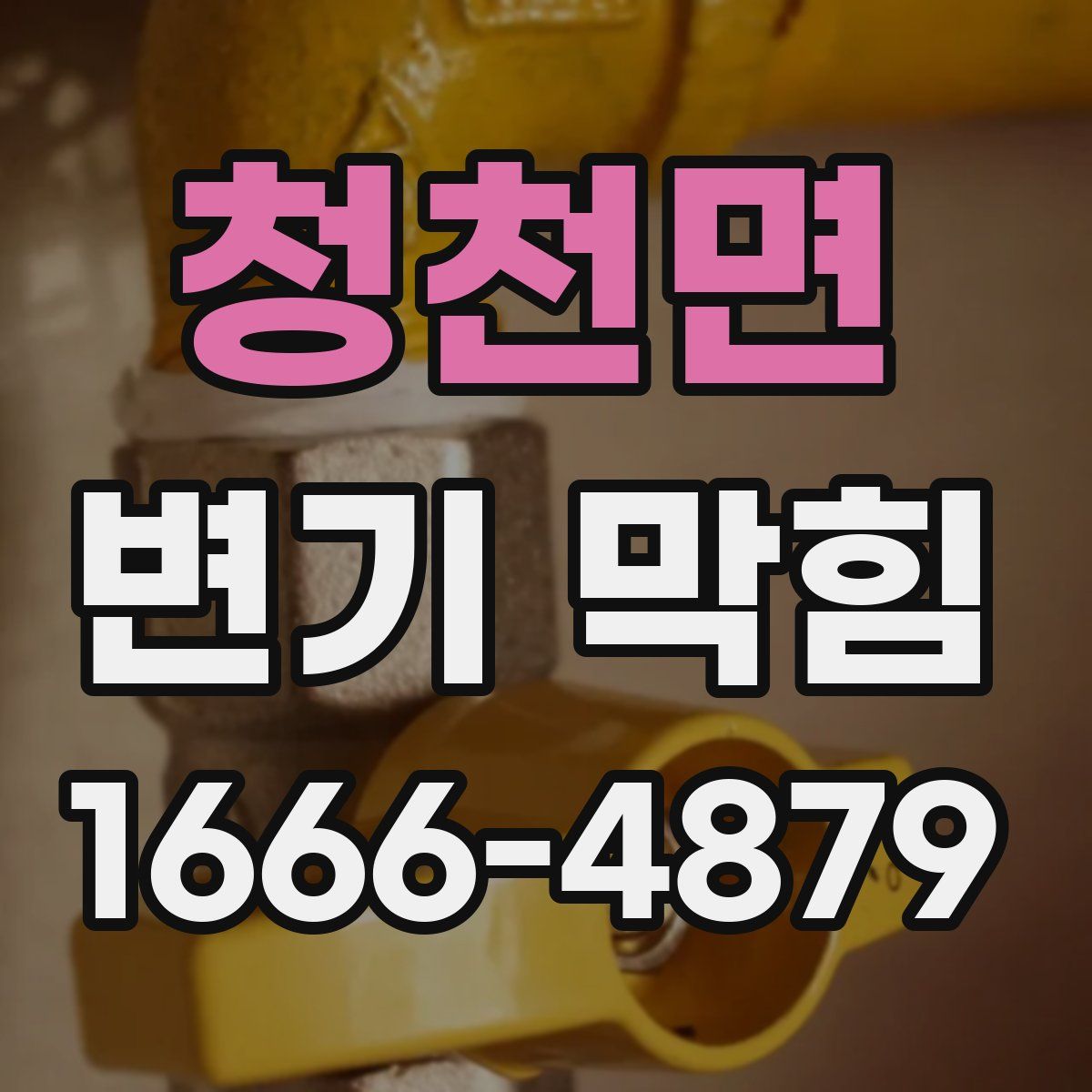청천면 변기 막힘