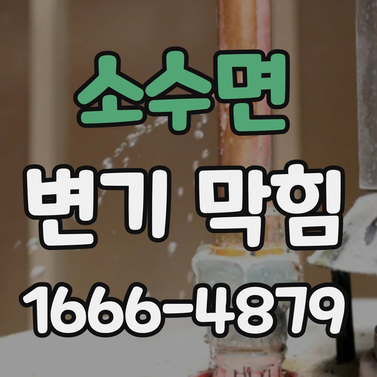 소수면 변기 막힘
