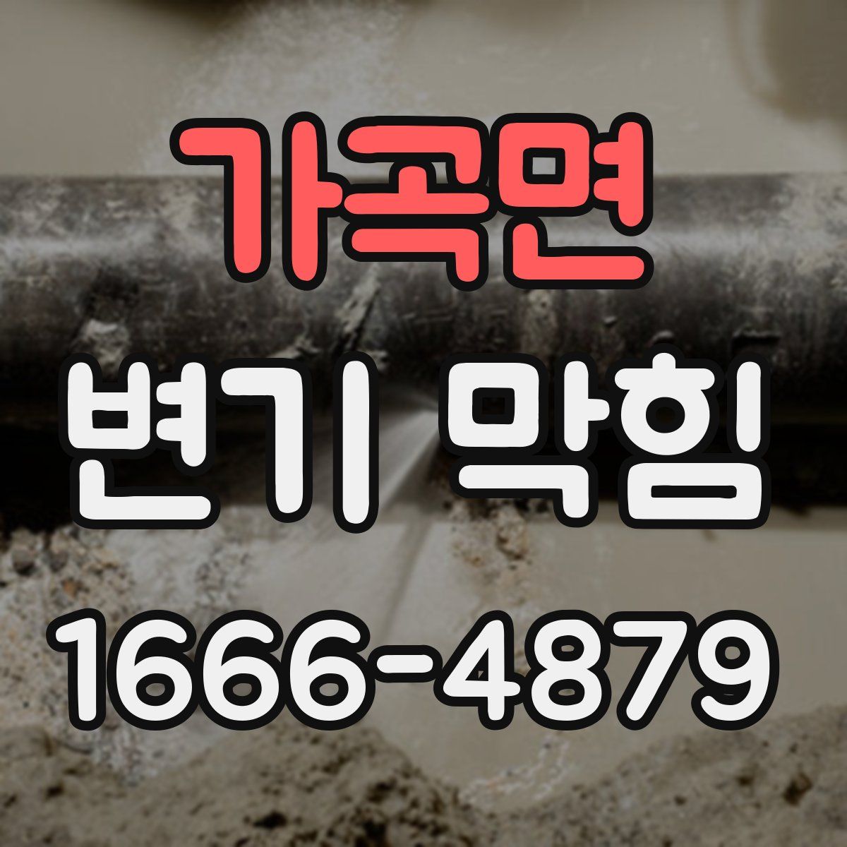 가곡면 변기 막힘