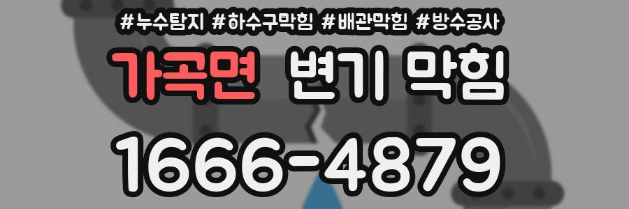 가곡면 변기 막힘
