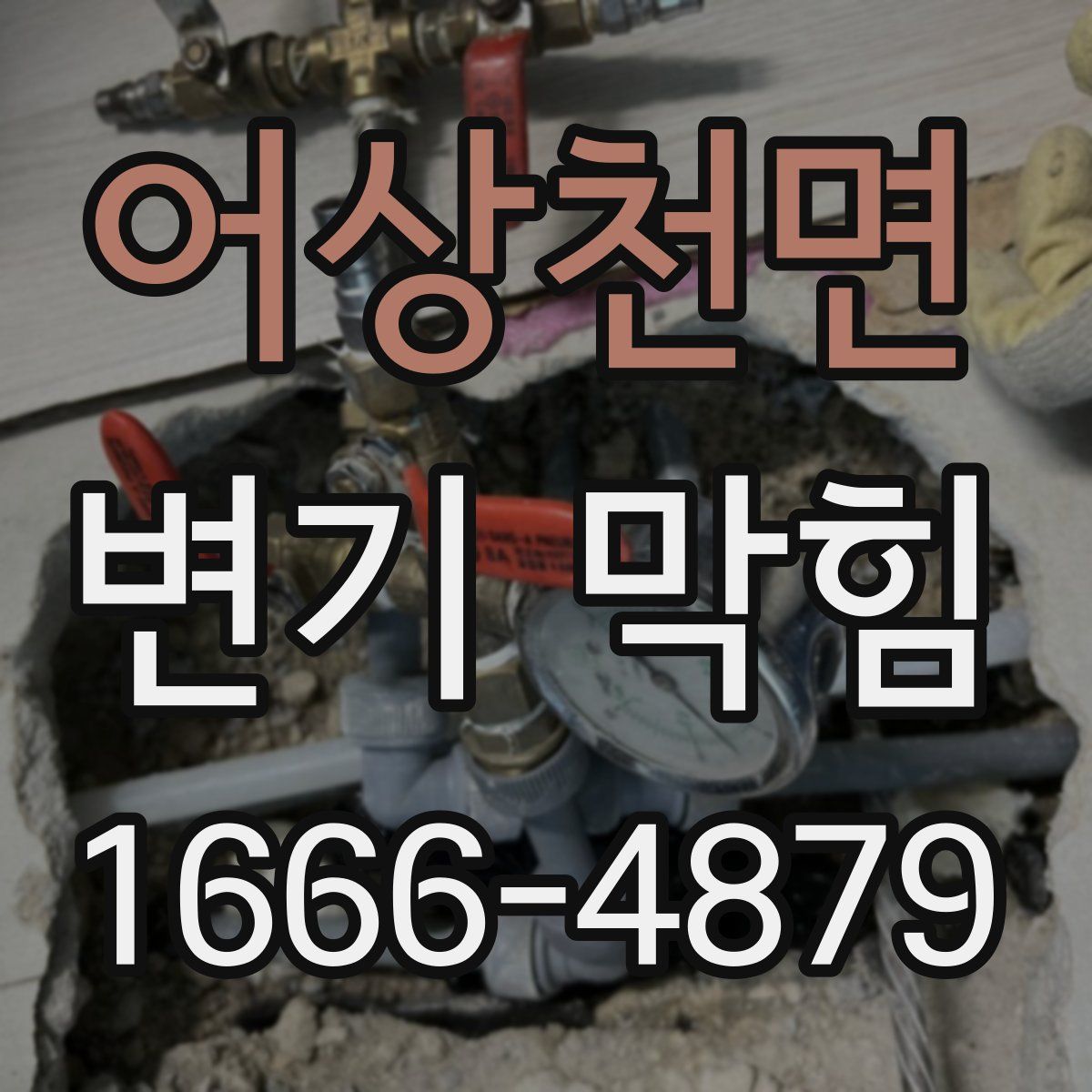 어상천면 변기 막힘