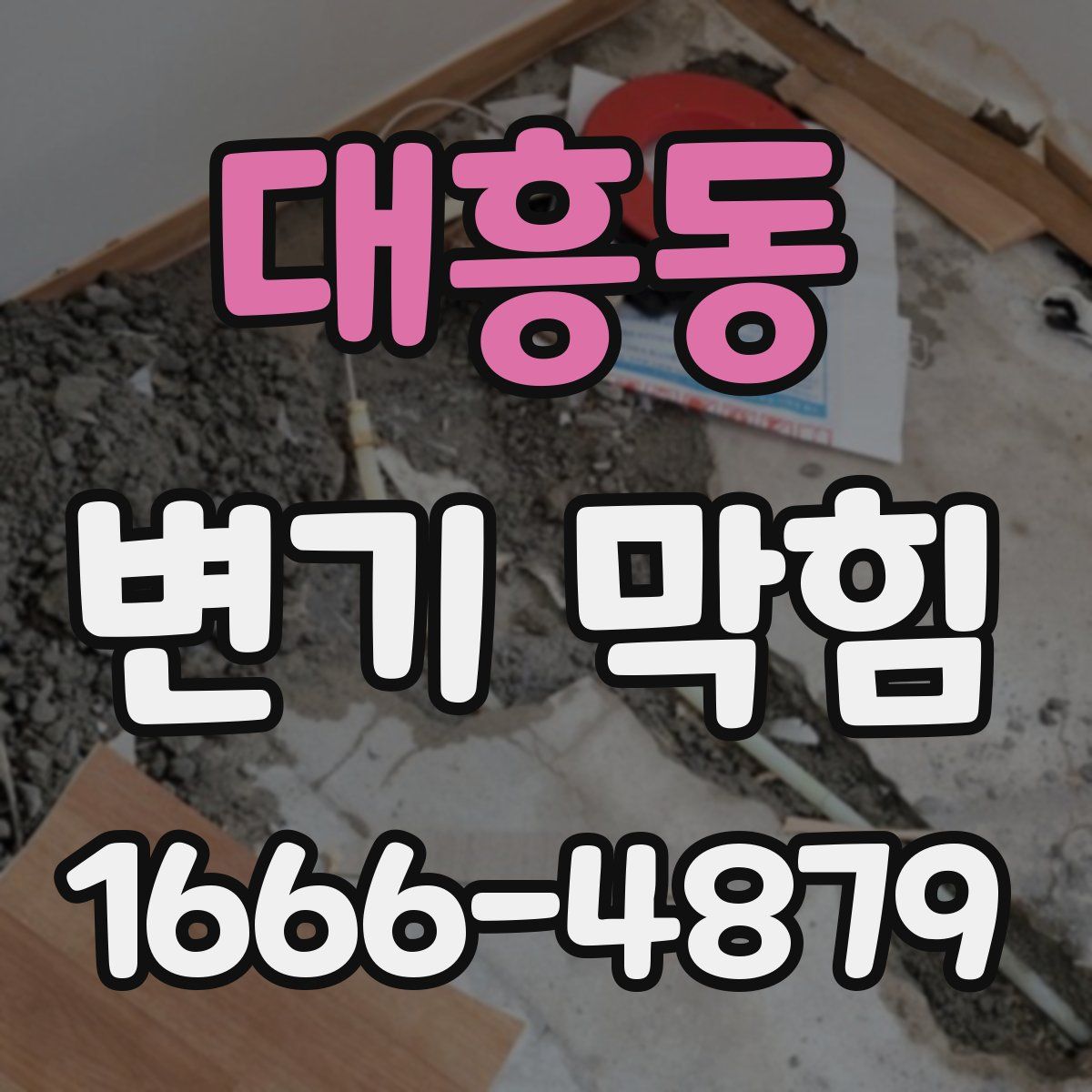 대흥동 변기 막힘