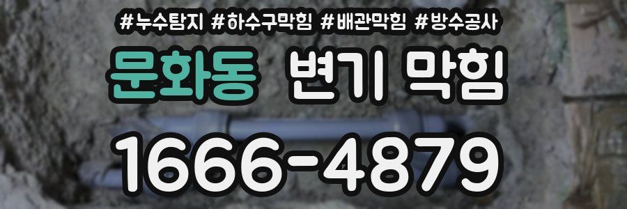 문화동 변기 막힘