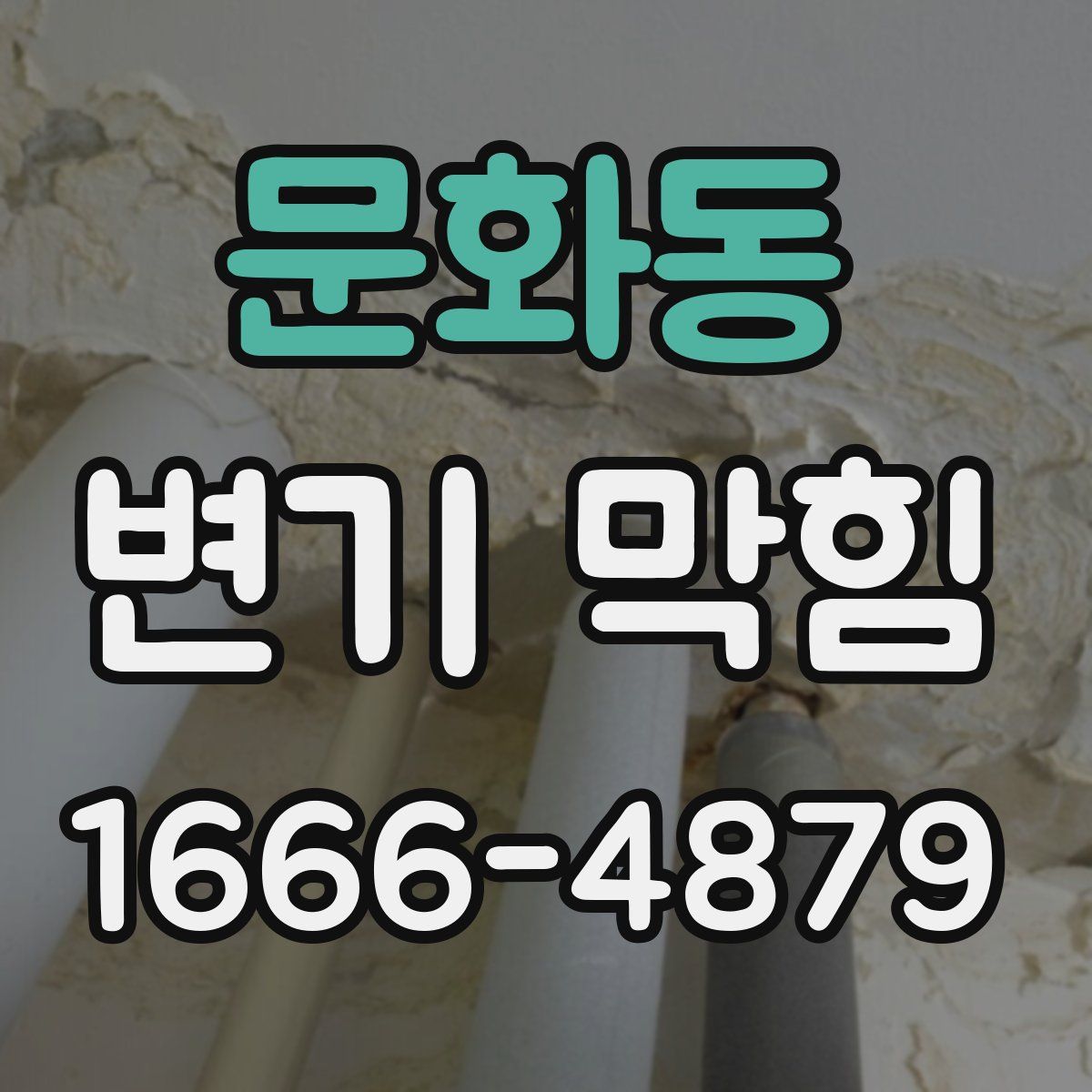 문화동 변기 막힘