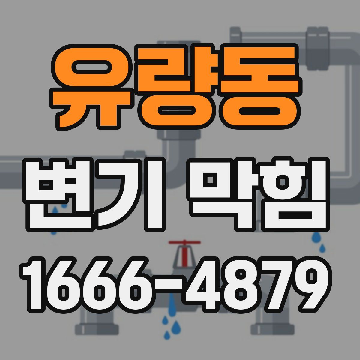 유량동 변기 막힘