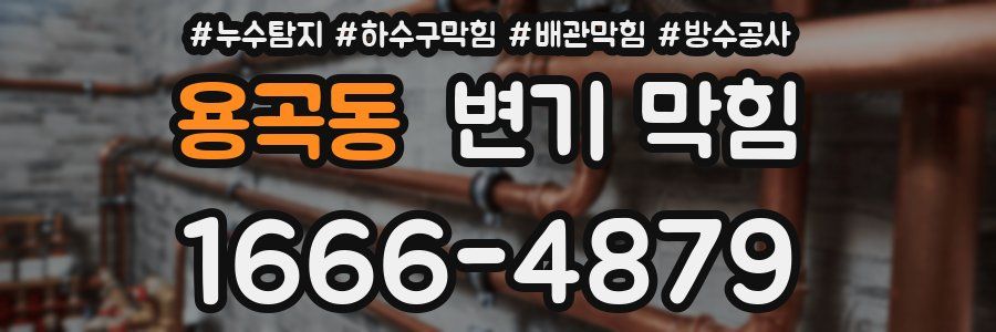용곡동 변기 막힘