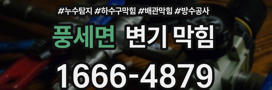풍세면 변기 막힘