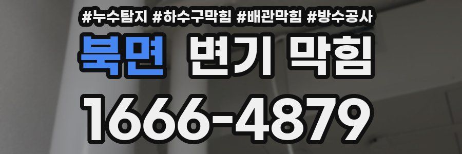 북면 변기 막힘