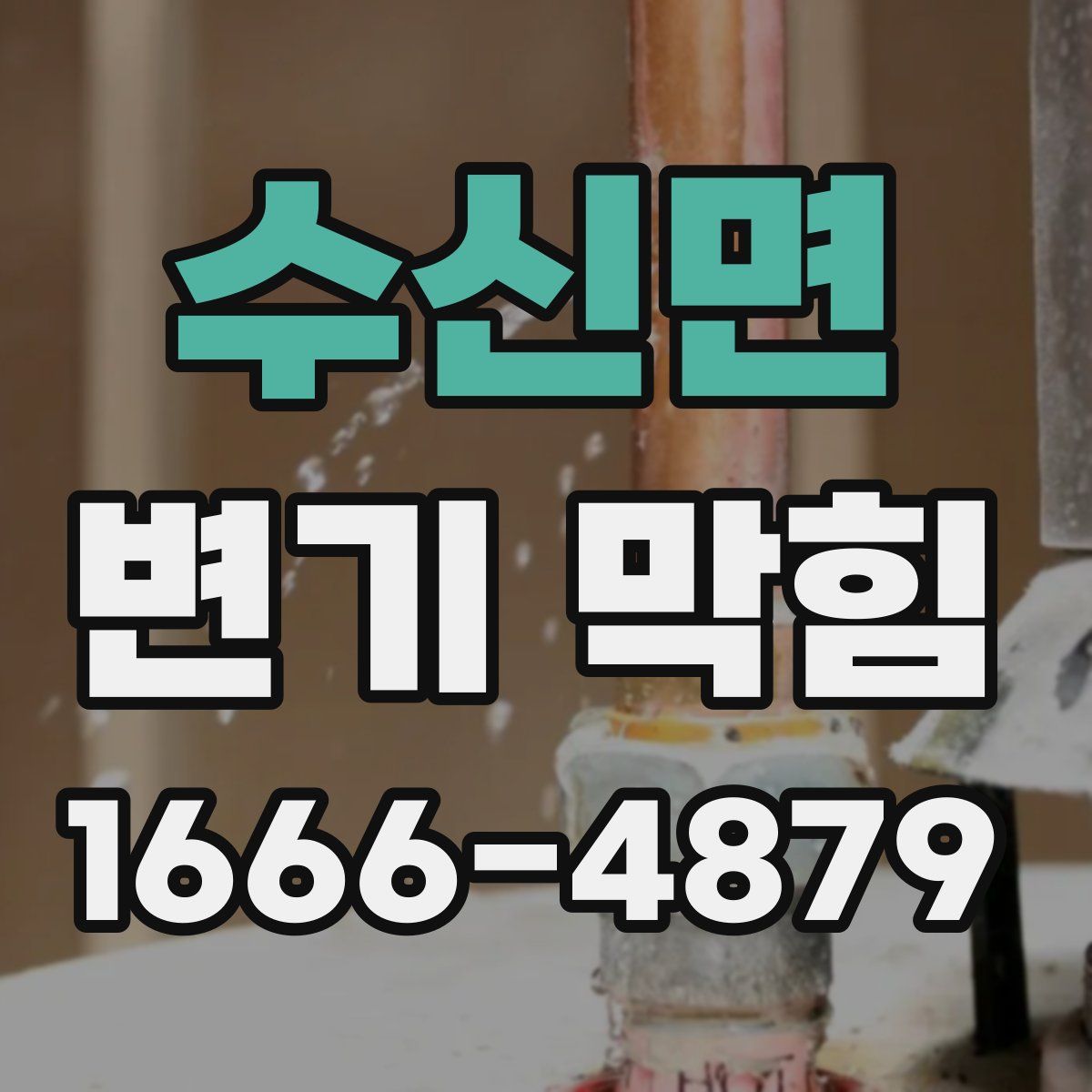 수신면 변기 막힘