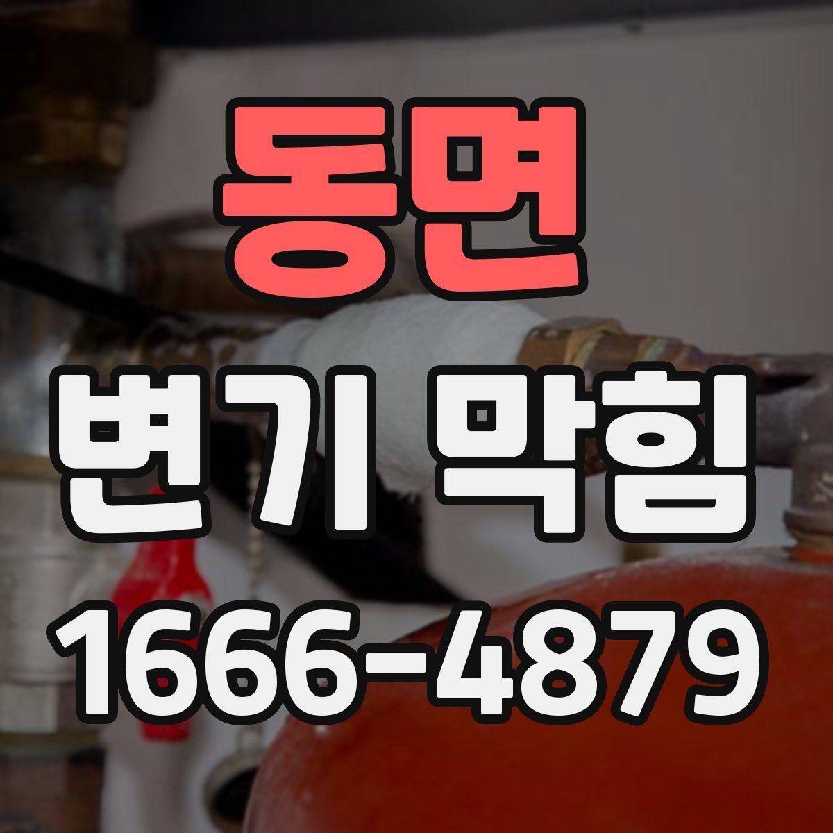 동면 변기 막힘