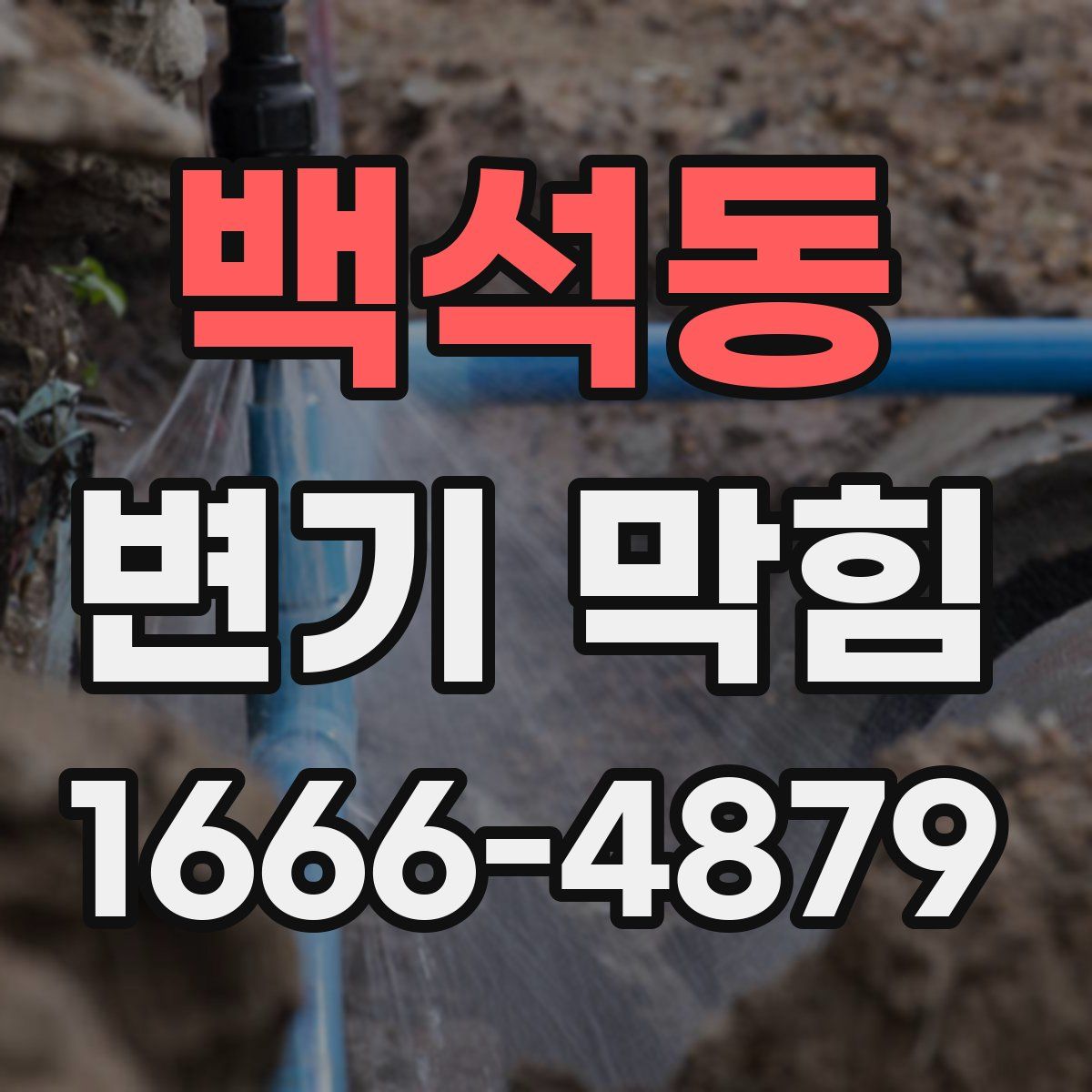 백석동 변기 막힘