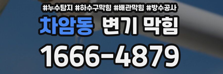 차암동 변기 막힘
