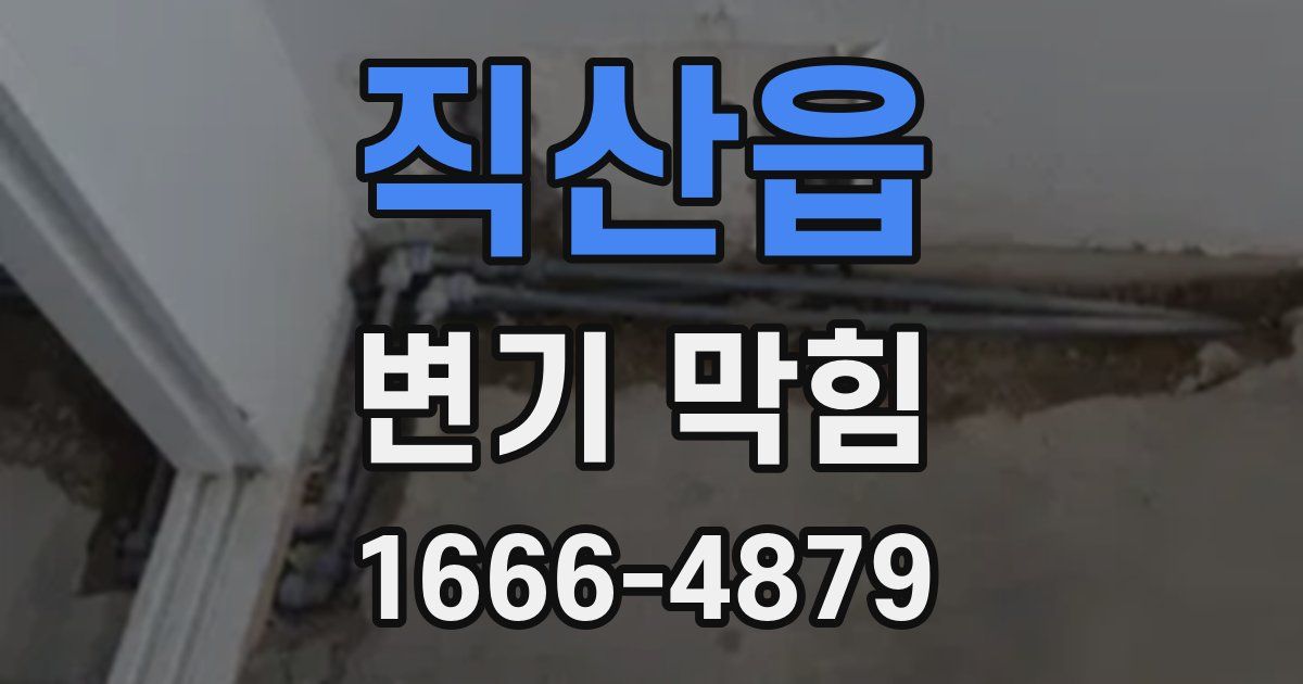 직산읍 변기 막힘