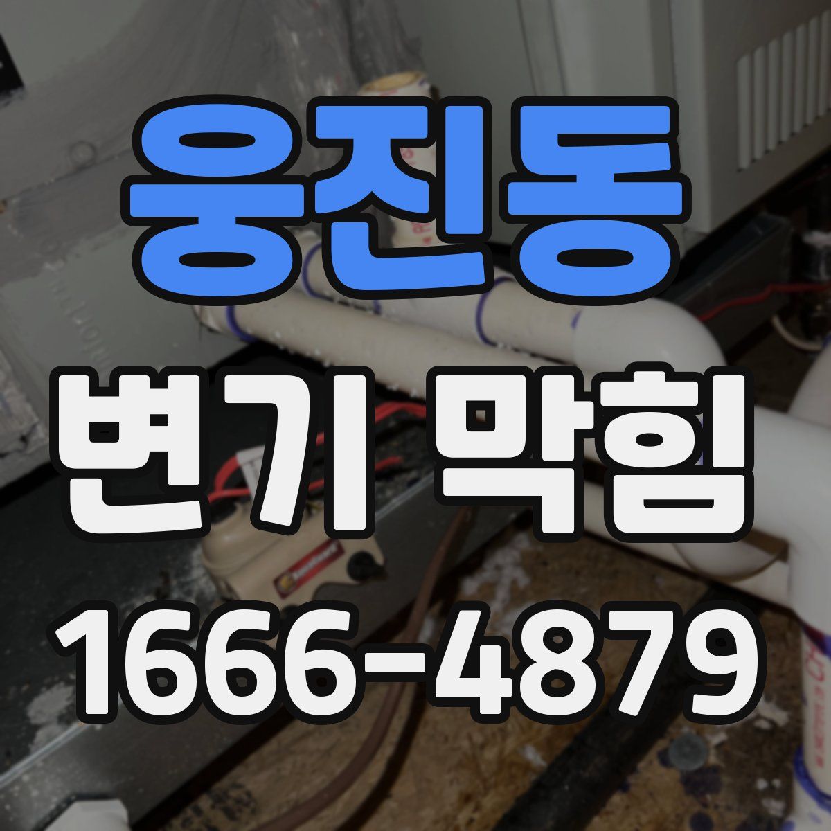 웅진동 변기 막힘