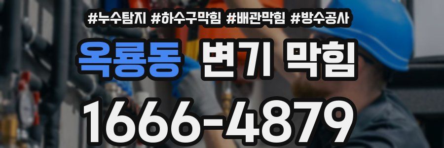 옥룡동 변기 막힘