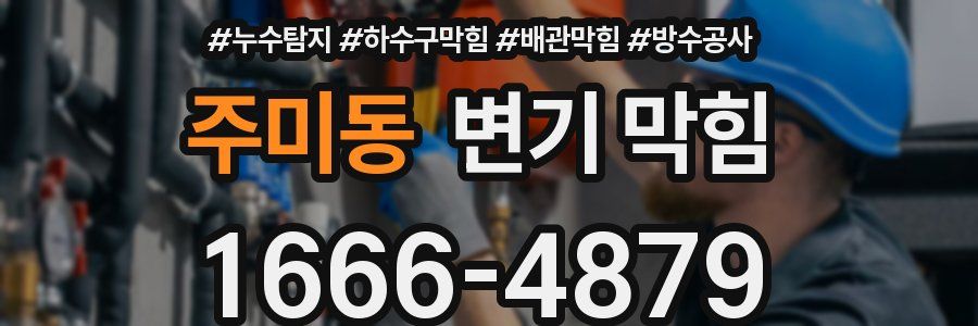주미동 변기 막힘