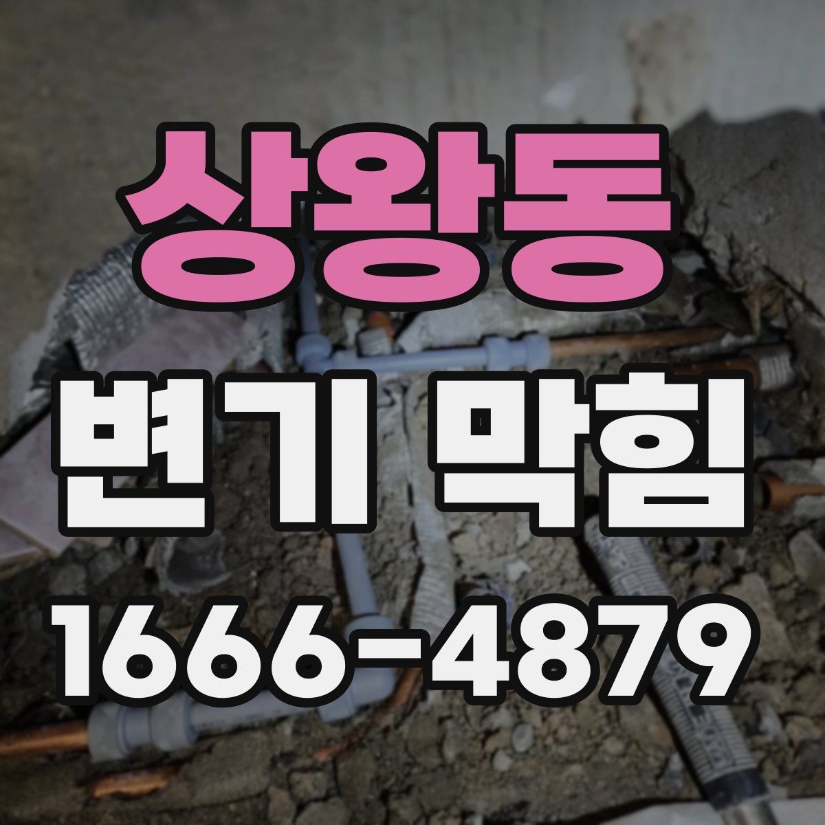 상왕동 변기 막힘