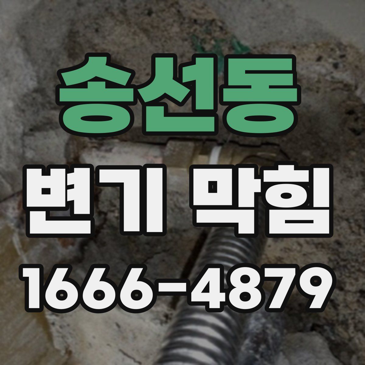 송선동 변기 막힘