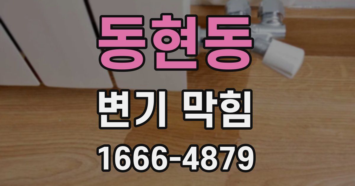 동현동 변기 막힘