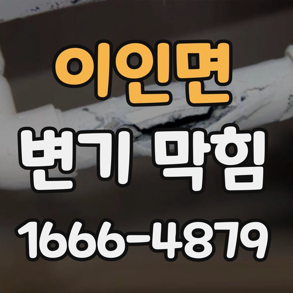이인면 변기 막힘