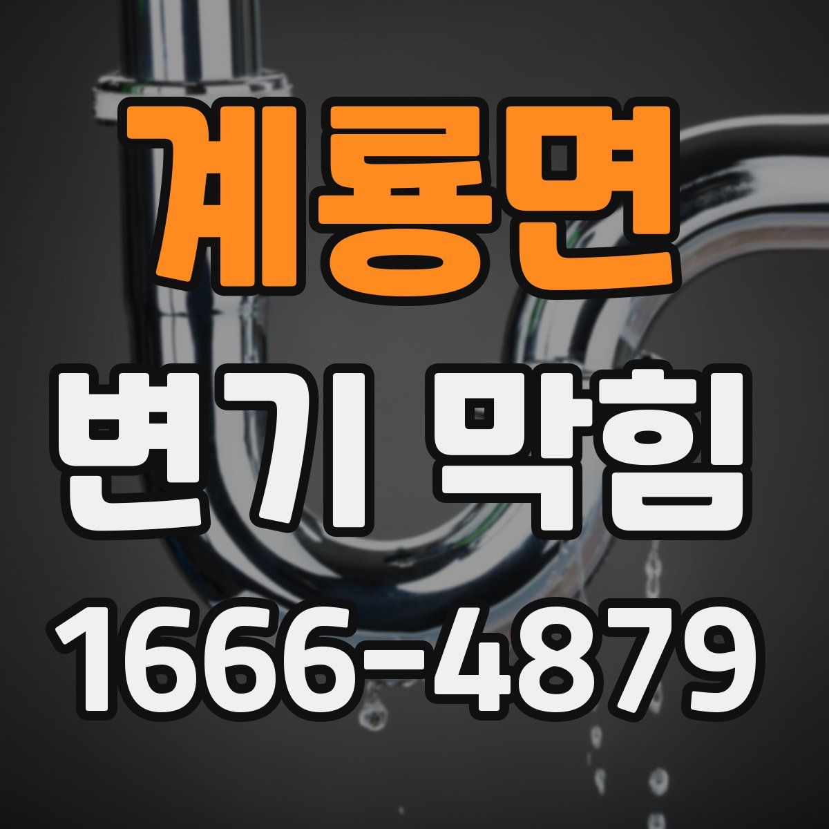계룡면 변기 막힘