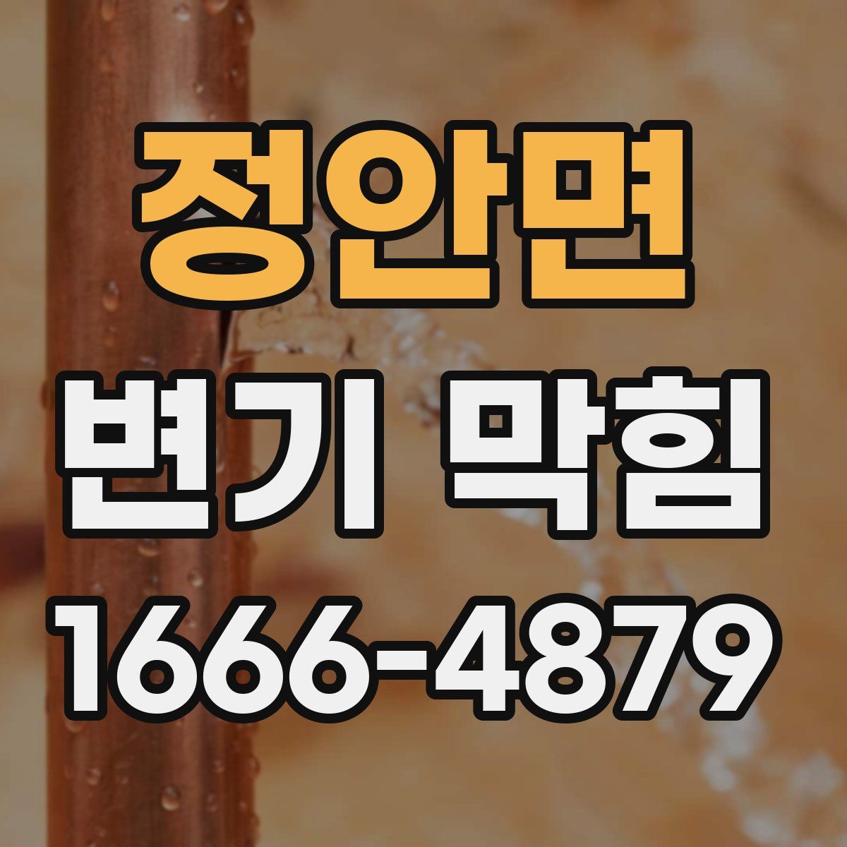 정안면 변기 막힘