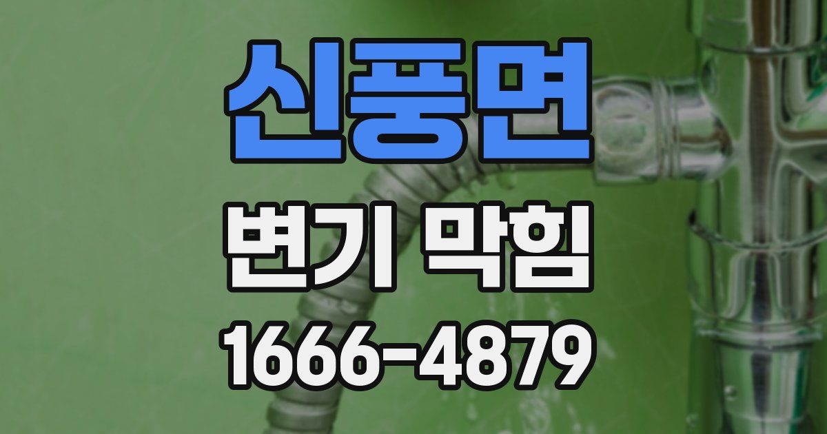 신풍면 변기 막힘
