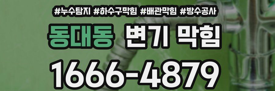 동대동 변기 막힘