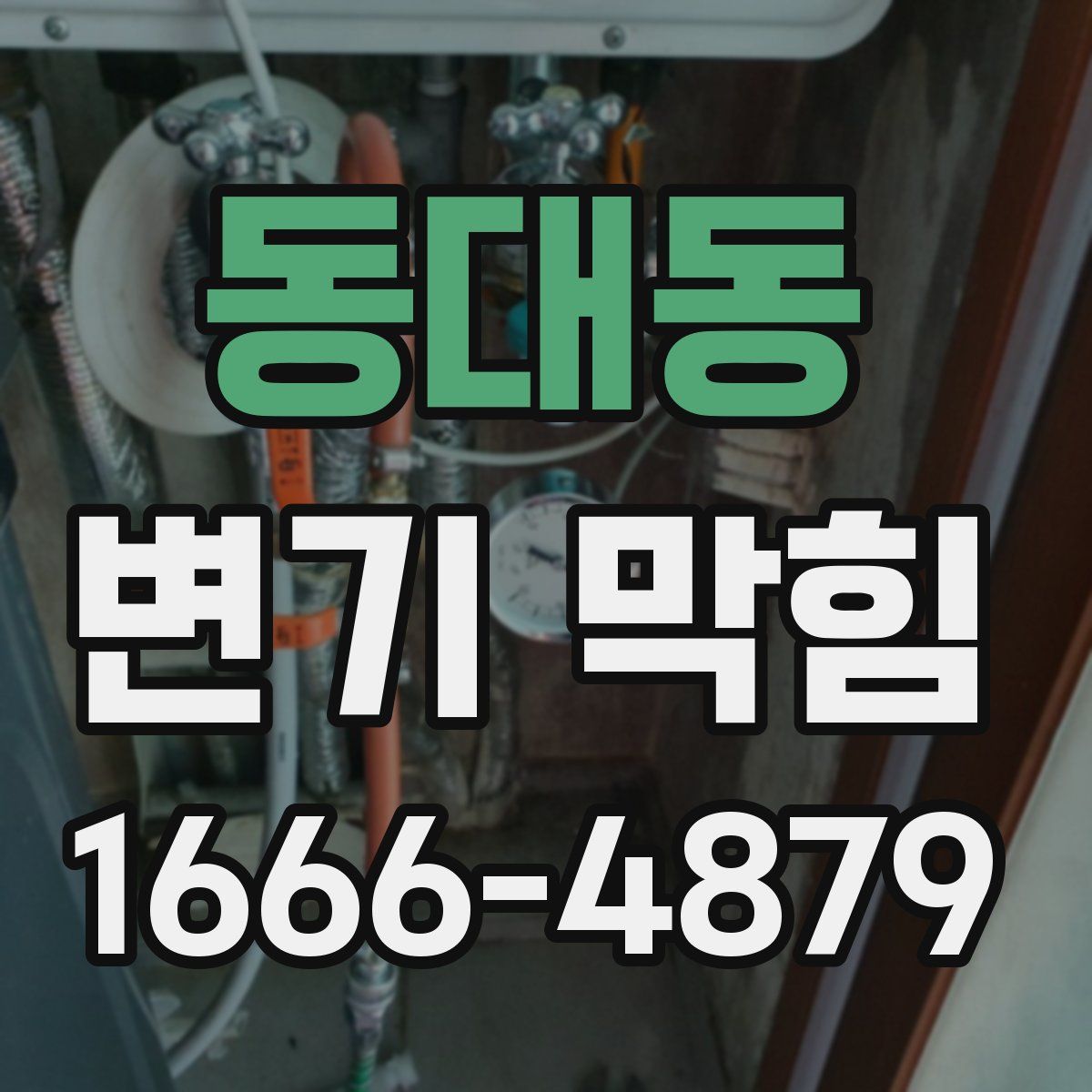 동대동 변기 막힘