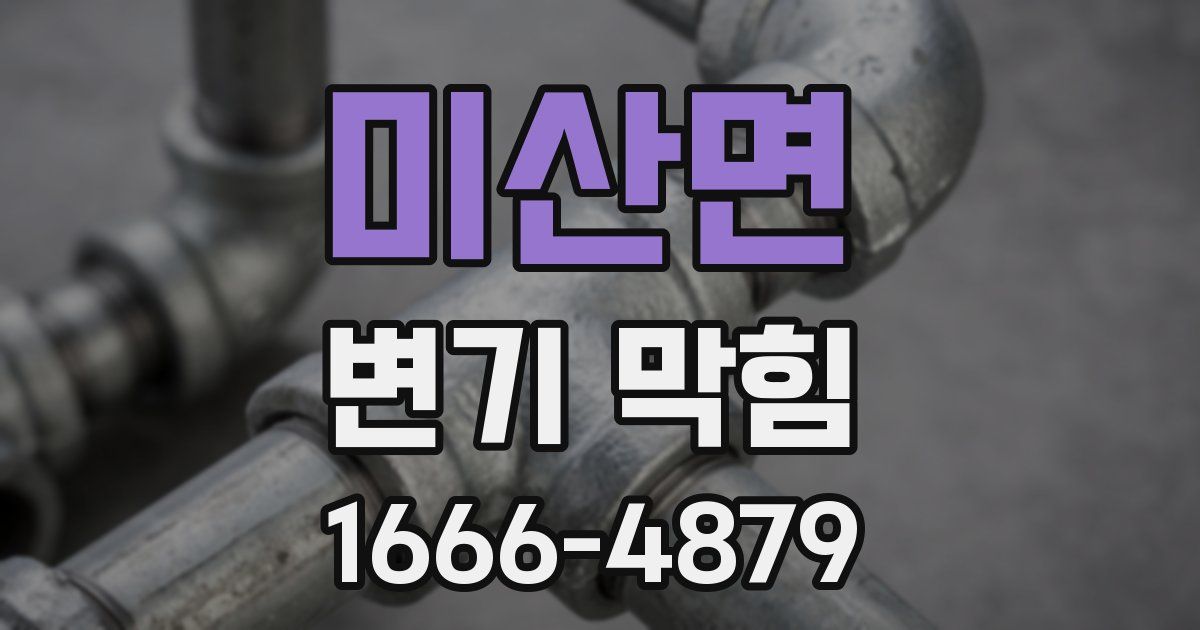 미산면 변기 막힘