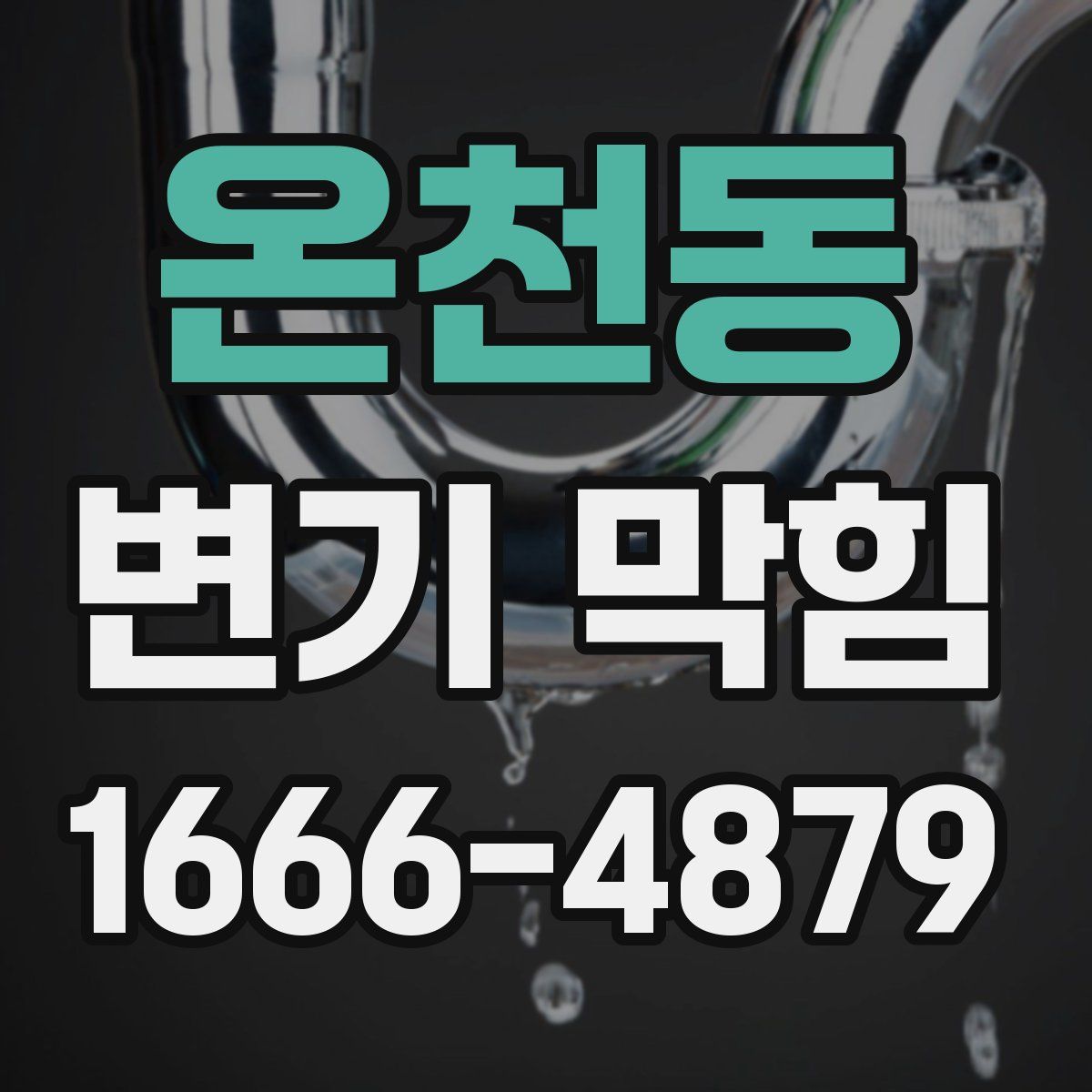온천동 변기 막힘