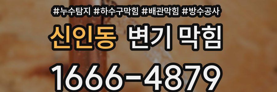 신인동 변기 막힘