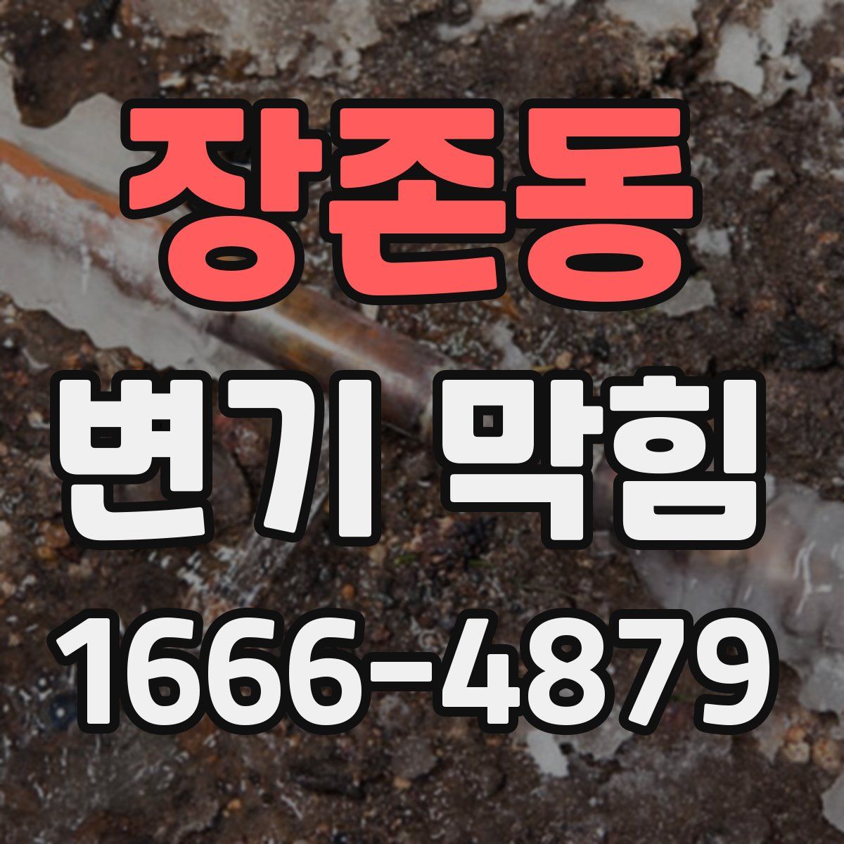 장존동 변기 막힘