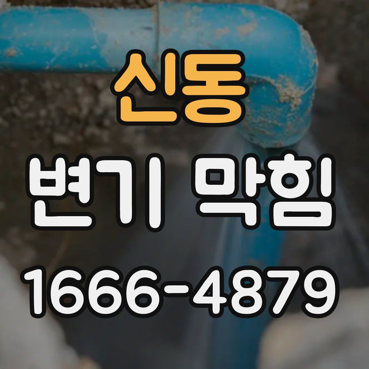 신동 변기 막힘