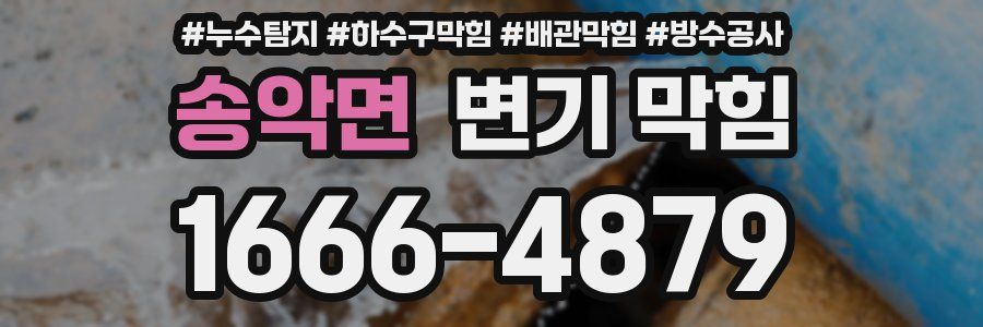 송악면 변기 막힘