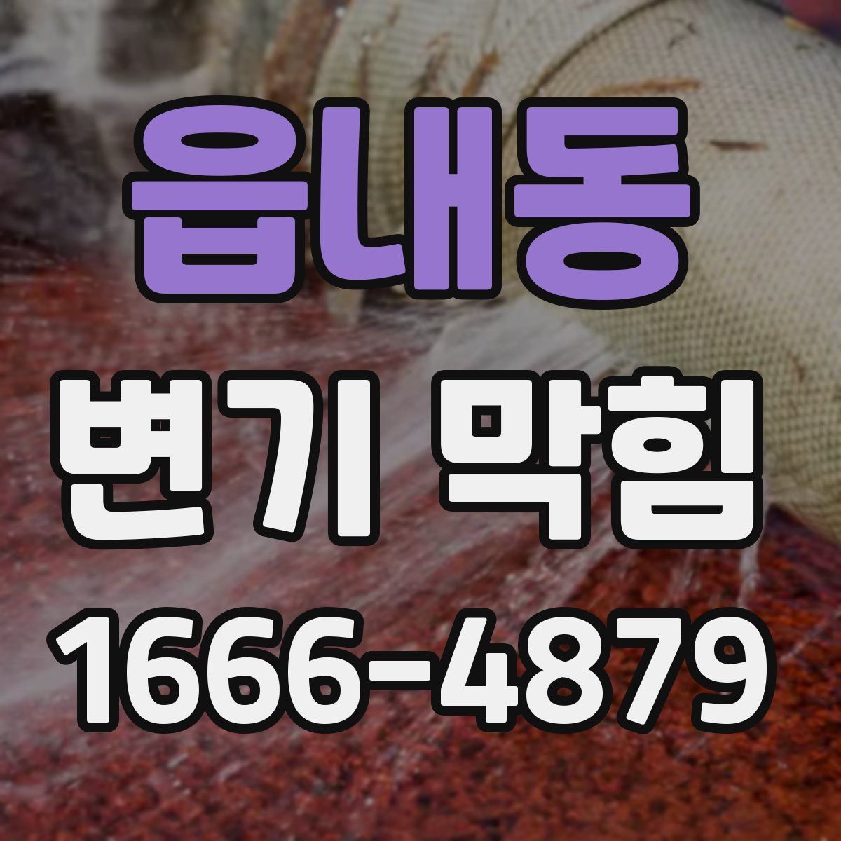 읍내동 변기 막힘