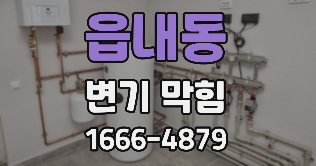 읍내동 변기 막힘