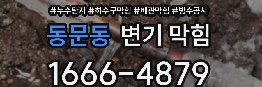 동문동 변기 막힘