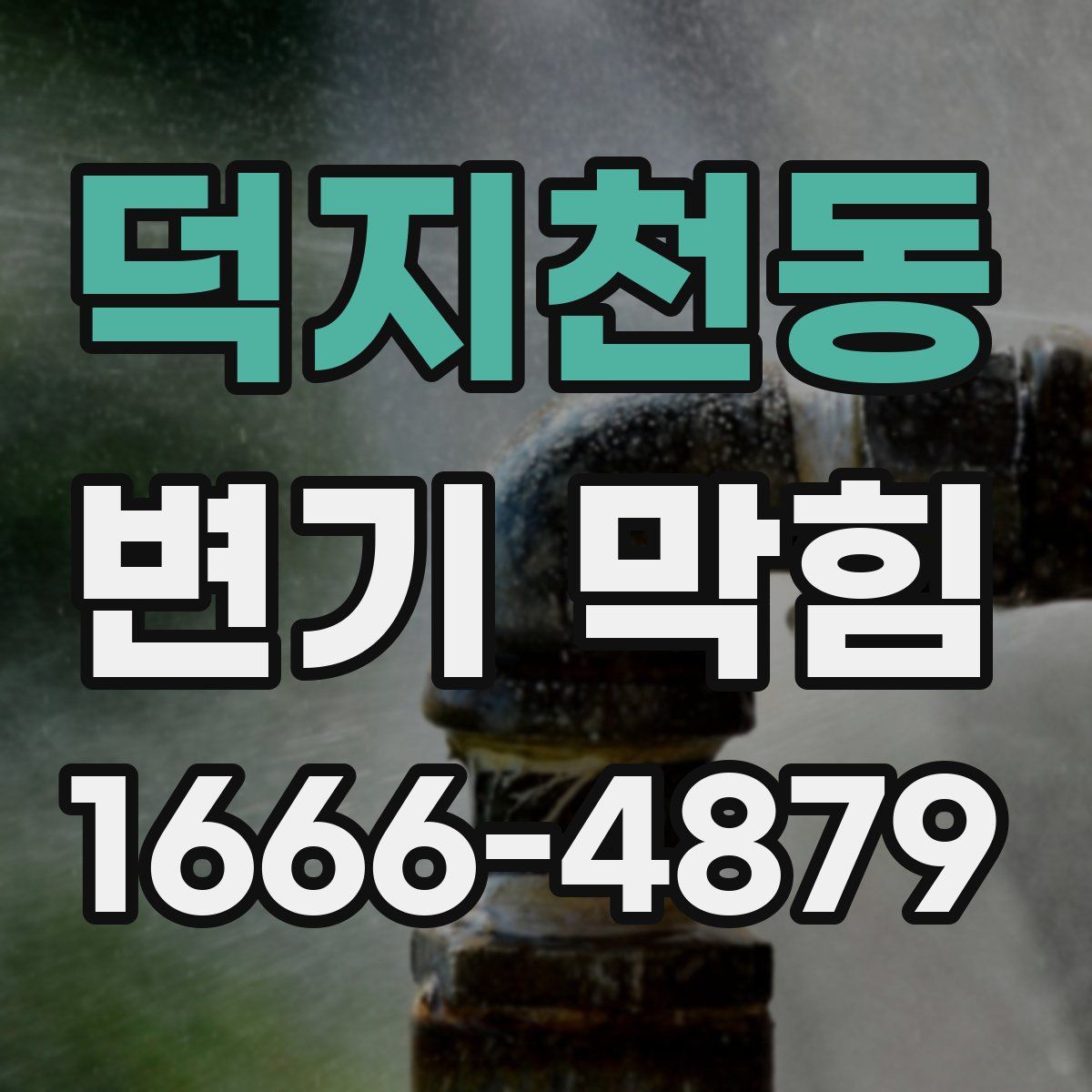 덕지천동 변기 막힘