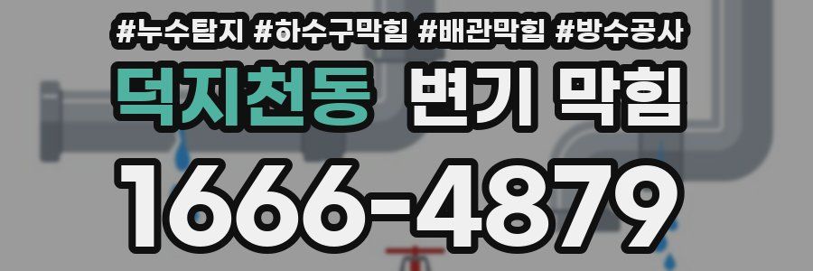 덕지천동 변기 막힘