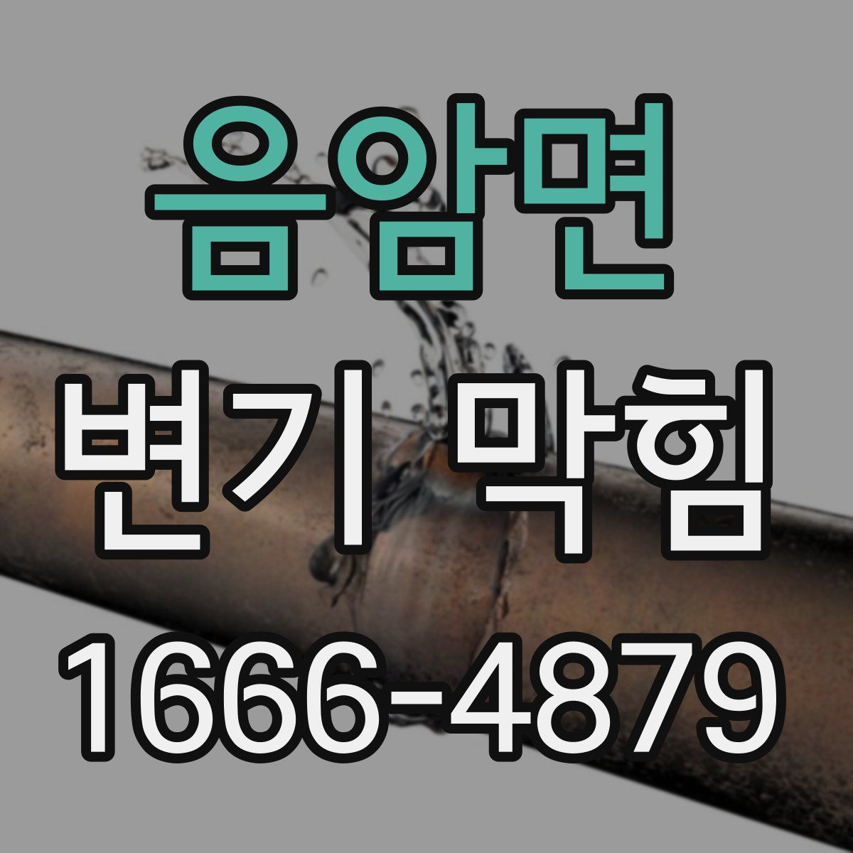 음암면 변기 막힘