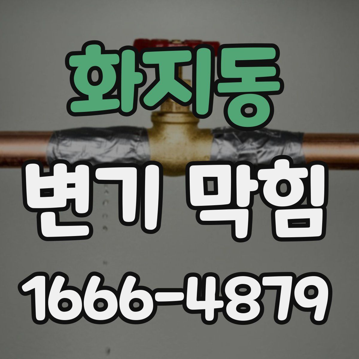 화지동 변기 막힘