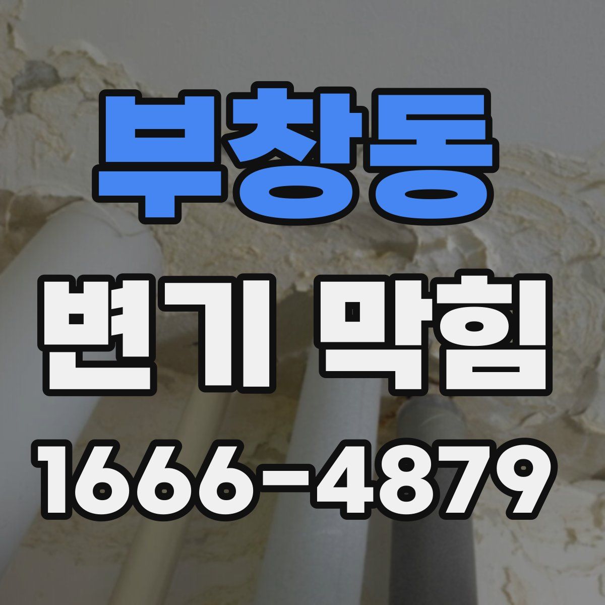 부창동 변기 막힘